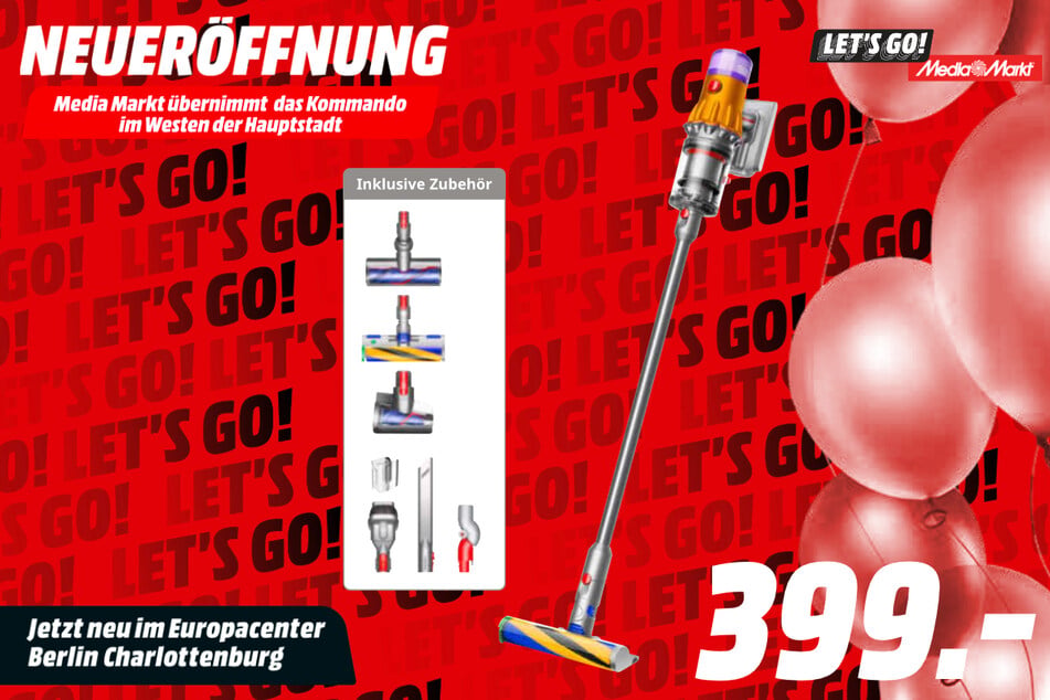 Dyson-Staubsauger für 399 Euro.