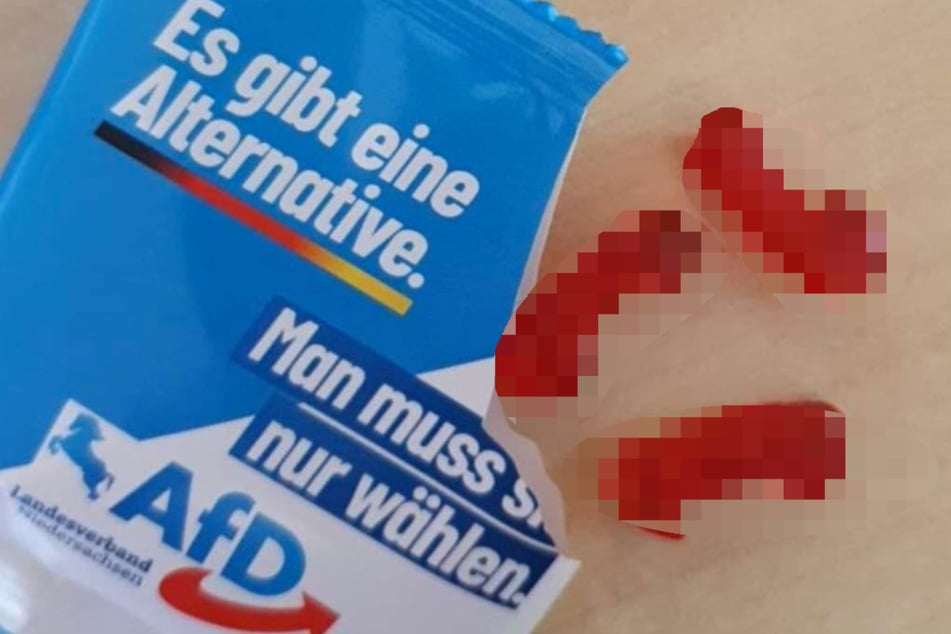 Penisse für die Wähler? AfD Niedersachsen verschenkt zweideutige Süßigkeiten