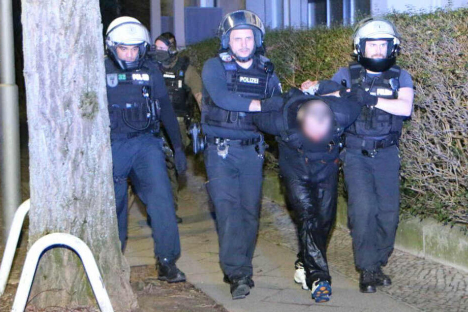 Polizisten konnten den Mann festnehmen.