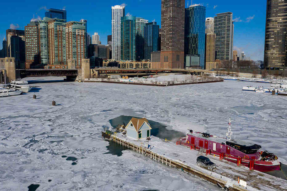 Eisige Temperaturen mit rekordverdächtigen Minuswerten habe weite Teile der USA im Griff.
