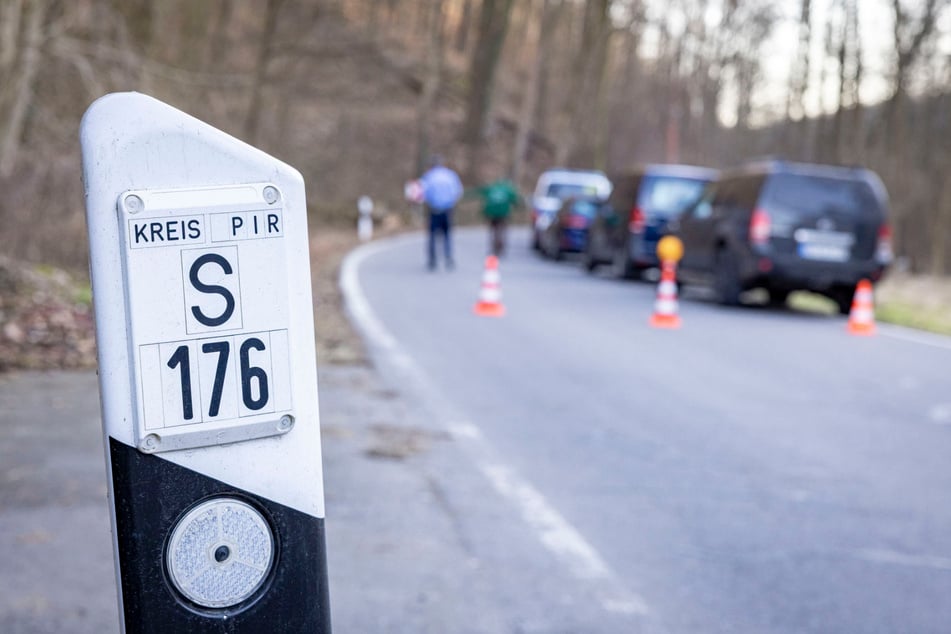 Die S176 wurde vorübergehend gesperrt.