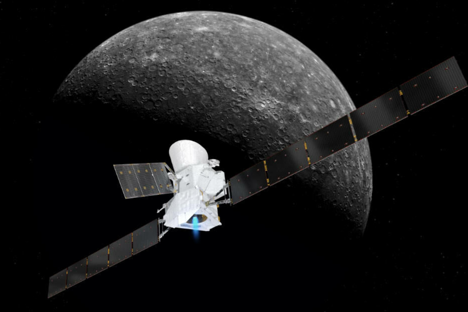 Die Raumsonde "BepiColombo".
