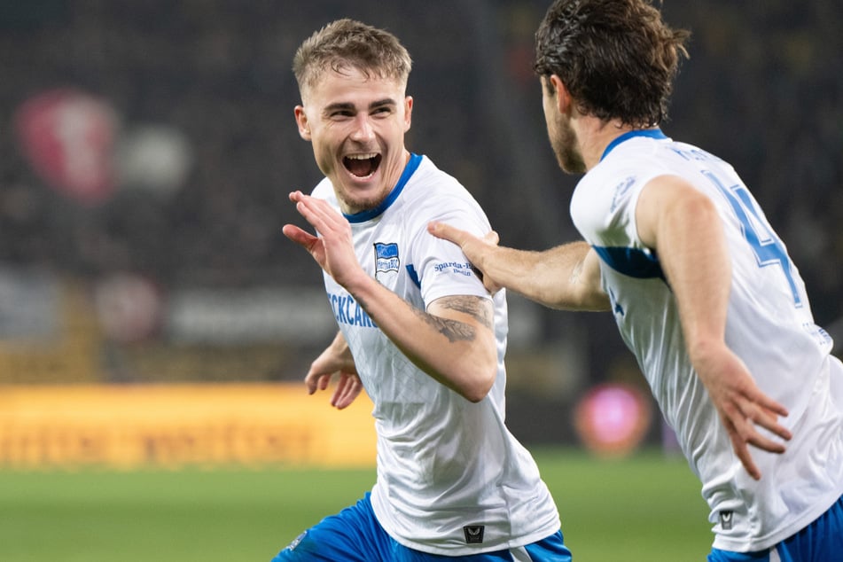 Marten Winkler (23, l.) spielte seine stärkste Saison bei Hertha BSC.