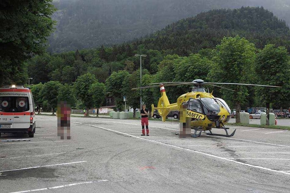 Auch ein Rettungshubschrauber wurde angefordert.