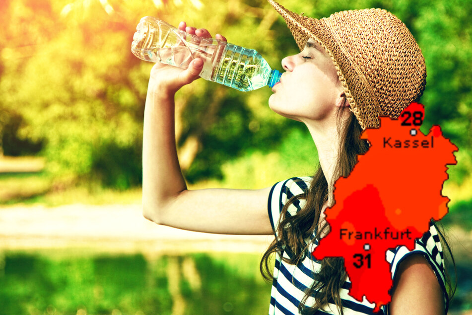 Auch der Dienst Wetteronline.de (Grafik) sagt hohe Temperaturen für Hessen voraus – für den Donnerstag etwa 28 bis 31 Grad.