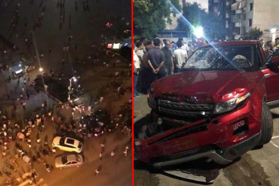 Auf Videos, die nach dem Vorfall in Chinas sozialen Netzwerken geteilt wurden, waren Dutzende am Boden liegende Menschen zu erkennen.