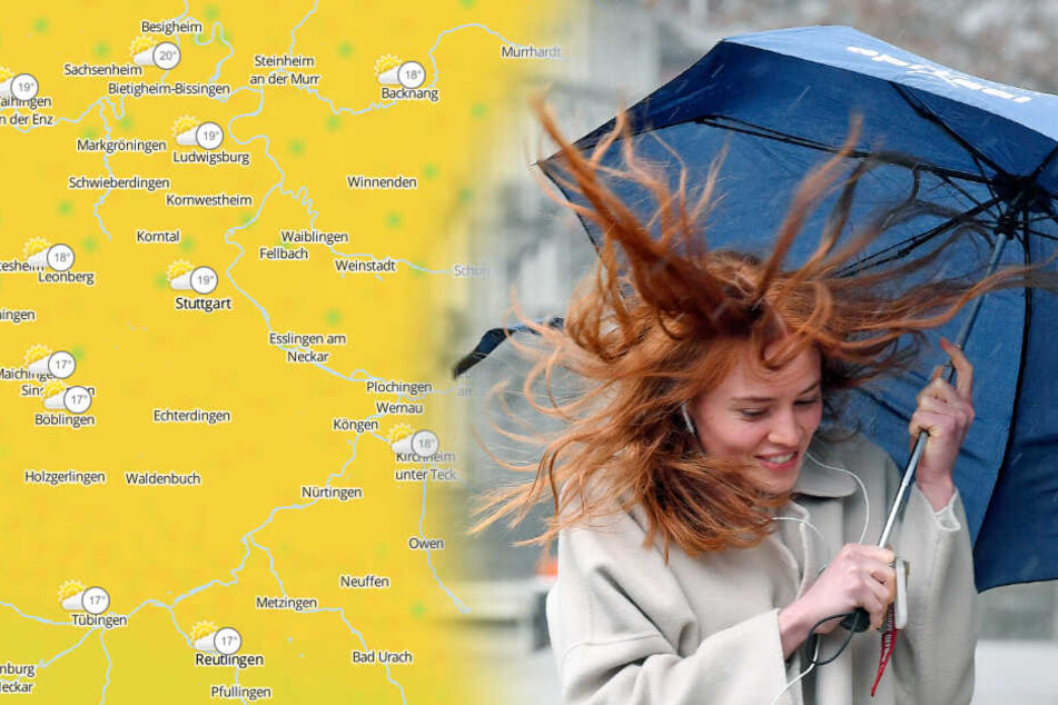 Eine Kaltfront bringt unangenehmes Wetter. (Fotomontage/Symbolbild)