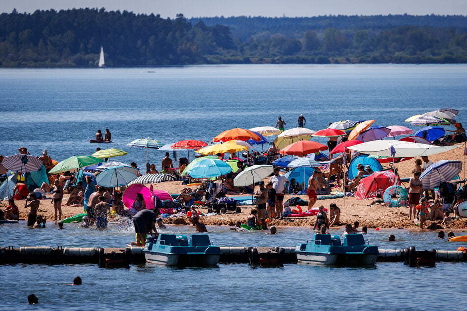 Der Brombachsee ist eine beliebte Anlaufstelle in Mittelfranken.