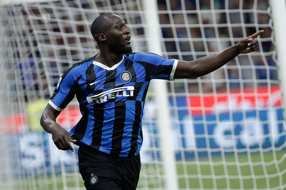 Lukaku nach einem Treffer im Spiel gegen US Lecce. Erst vor wenigen Wochen wurde er von Manchester United in die italienische Dom-Stadt transferiert.