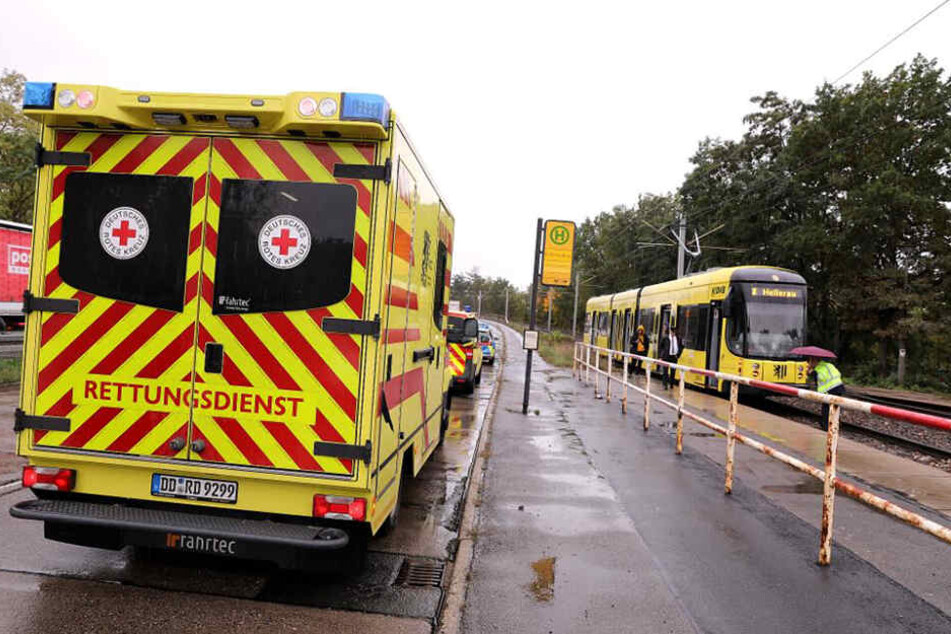 Polizei und Rettungsdienst waren im Einsatz.
