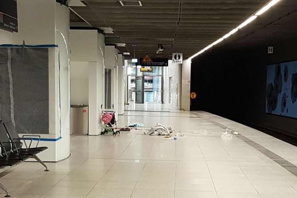 Die Tat geschah mitten am Tag an der Bahnhaltestelle Jungfernstieg.