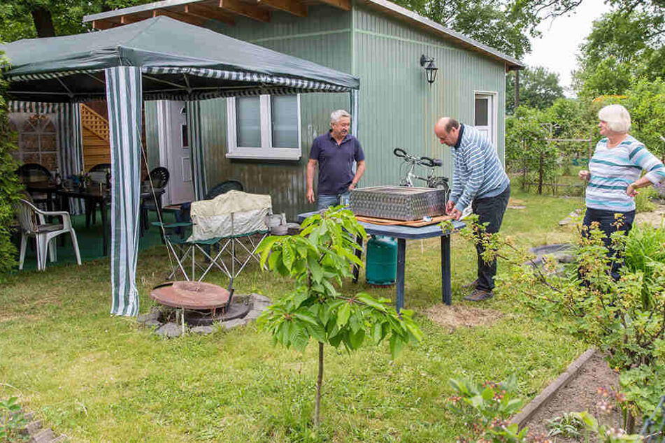 Im Mai 2015 wurde in den Gärten die letzte Saison "angegrillt"