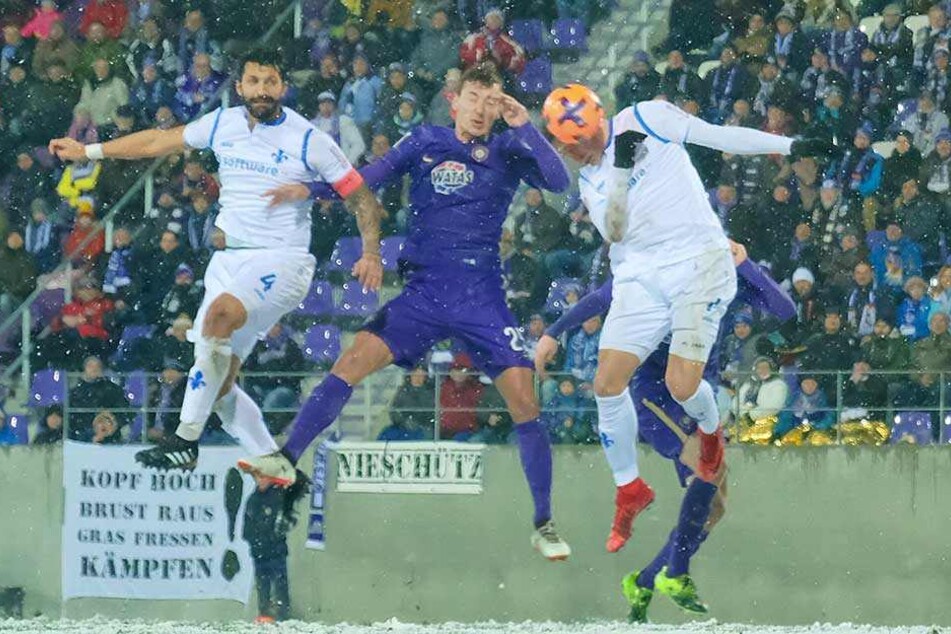 Dominik Wydra (mi.) ließ mit seiner Hintermannschaft gegen Darmstadt wenig zu.
