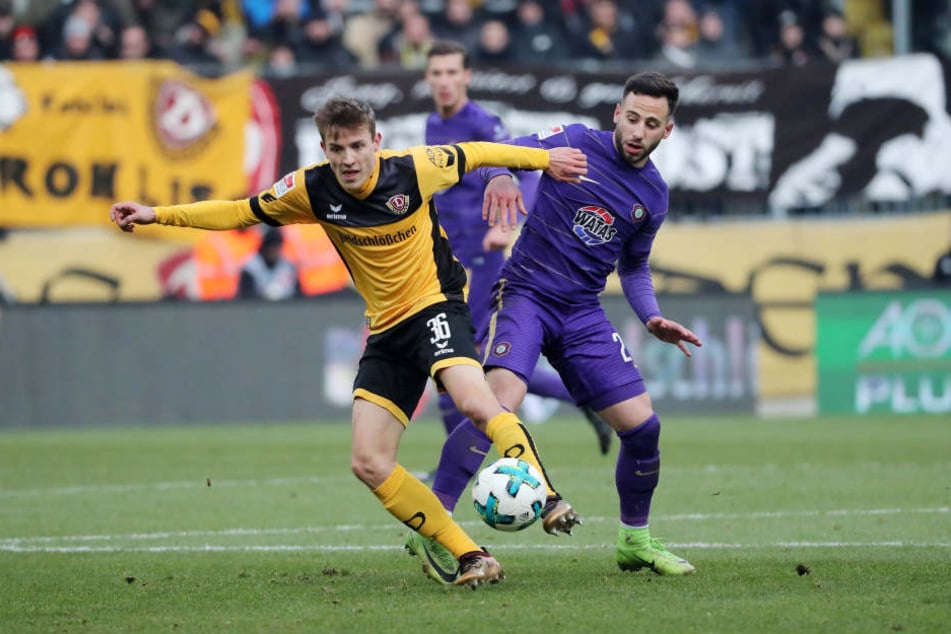 Niklas Hauptmann (36, Dresden) und Calogero Rizzuto (20, Aue).