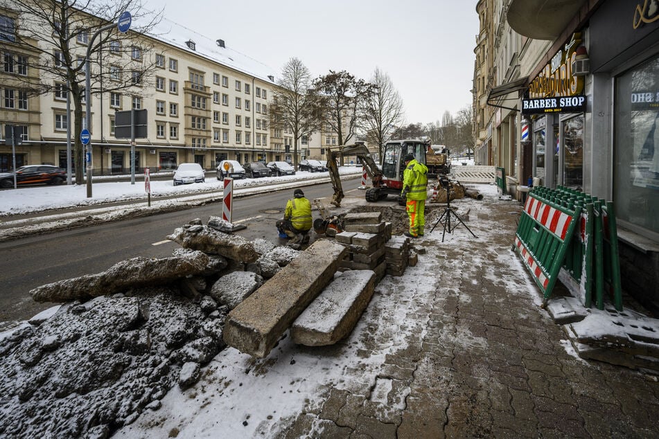 Am 10. Januar platzte eine Wasserleitung in der Theaterstraße.