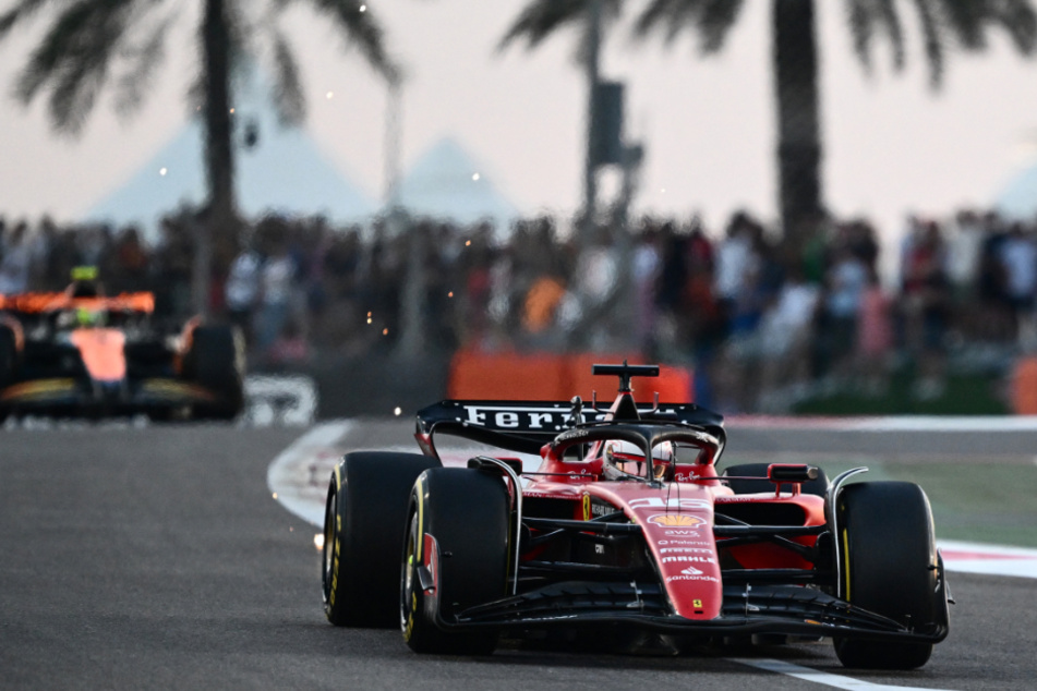 Charles Leclerc (26) fuhr in Abu Dhabi auf den zweiten Platz, konnte Verstappen aber nicht gefährlich werden.