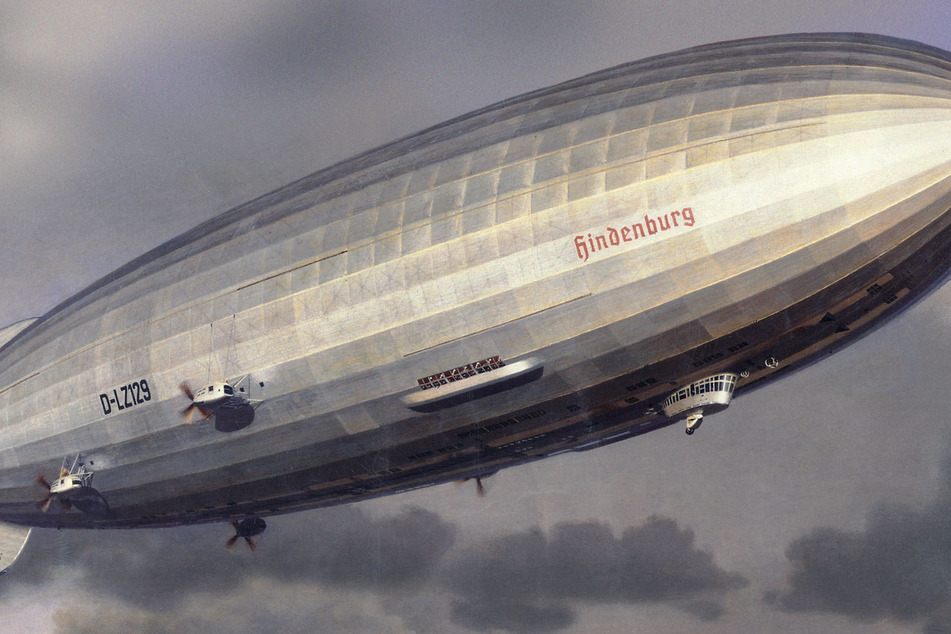 Der Zeppelin LZ 129 "Hindenburg" wurde am 6. Mai 1937 bei der Landung in Lakehurst (USA) zerstört, als sich die Wasserstofffüllung entzündete.