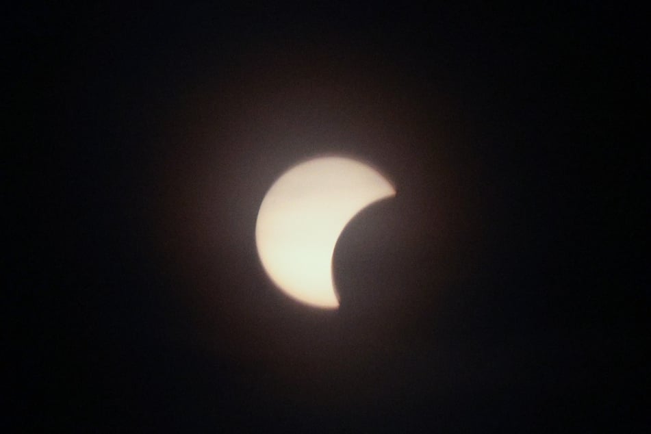 Die Sonnenfinsternis war am Mittwochabend am Himmel zu bestaunen.