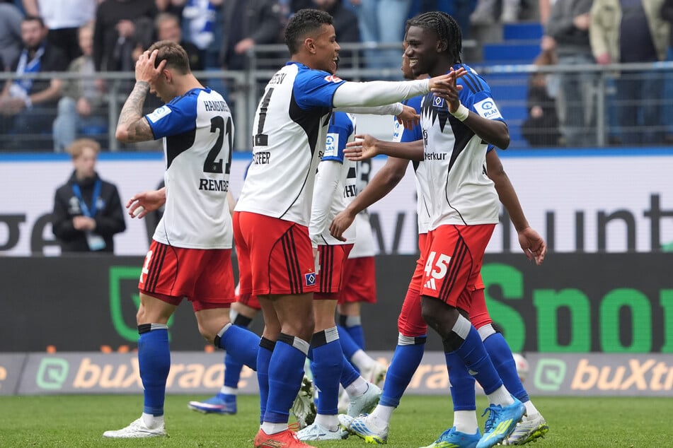Fabio Baldé (21, r.) erzielte im letzten Heimspiel der vergangenen Saison sein einziges Bundesliga-Tor.