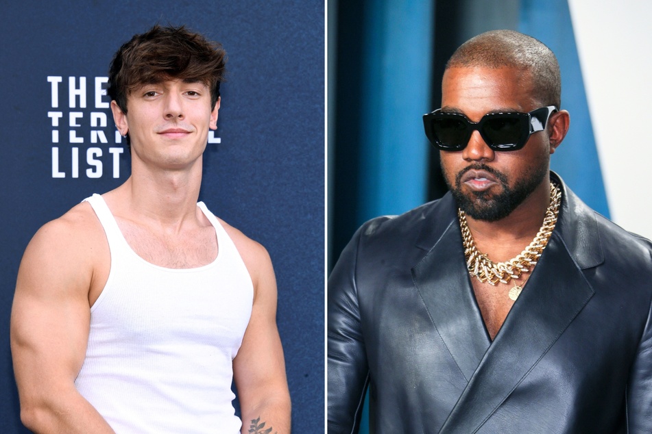 Over the weekend, influencer Bryce Hall (l.) called out Kanye West for sending private messages to his girlfriend then deleting them moments later.