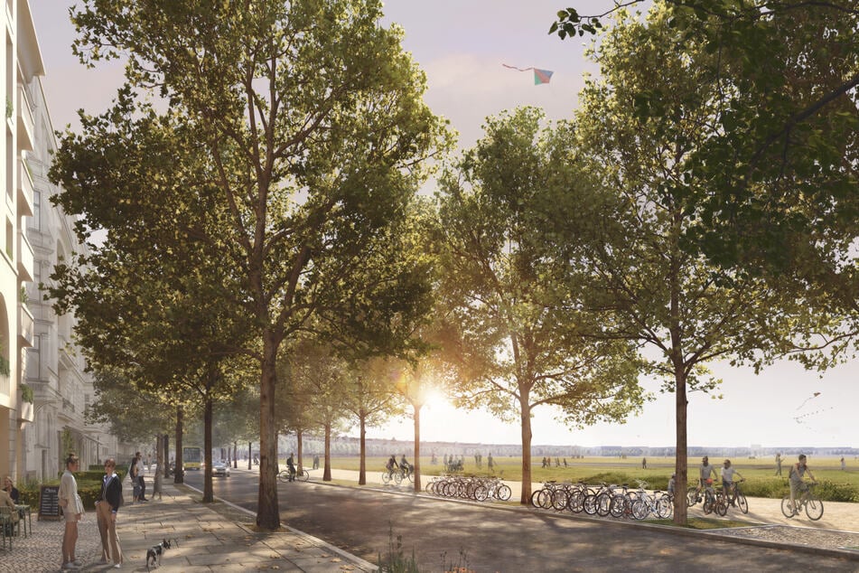 So stellen es sich die Planer vor: das Tempelhofer Feld direkt vor der Haustür.