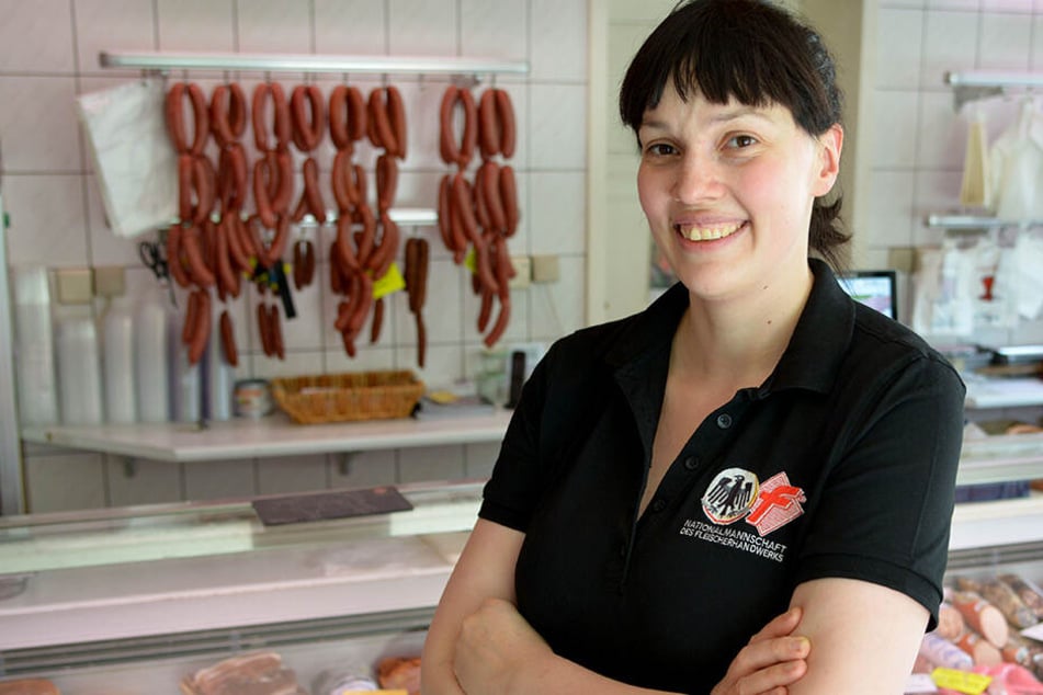 Nora Seitz (35) aus Chemnitz ist Vizepräsidentin des Deutschen Fleischer-Verbands und Teamchefin der Nationalmannschaft des Fleischerhandwerks.