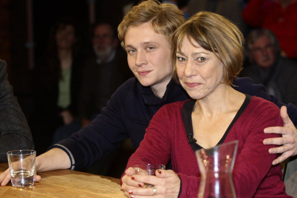 Gitta Schweighöfer mit ihrem Sohn, Matthias Schweighöfer.