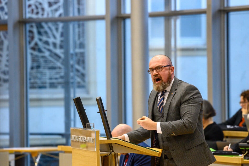 Laut Hans-Thomas Tillschneider (48) werde die AfD das Gesetz nach einem möglichen Wahlsieg ändern wollen. (Archivfoto)