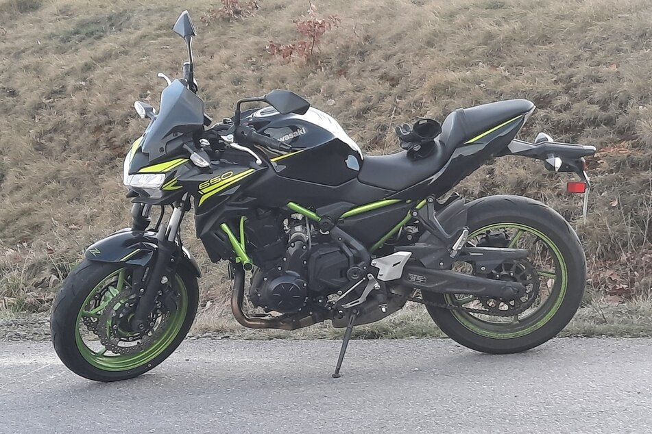 Die geklaute Kawasaki Z 650 von Ricky Kaschub (22).