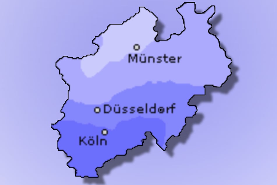 Das Niederschlagsrisiko in NRW bewegt sich in den nächsten Tagen meist auf einem mittleren bis hohen Niveau.