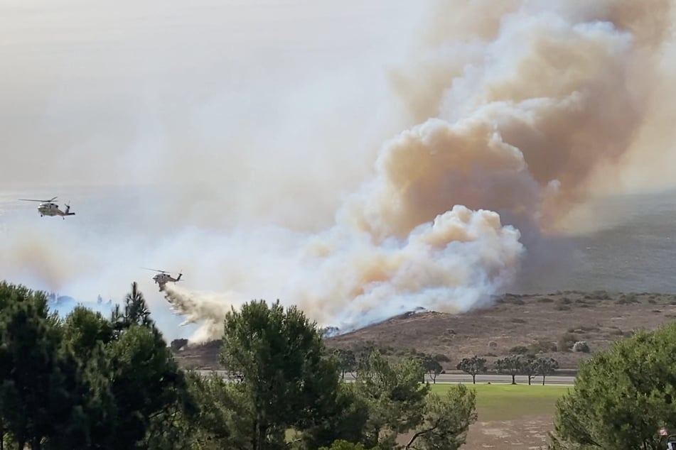 Firefighters have been exhausting local water sources after fighting