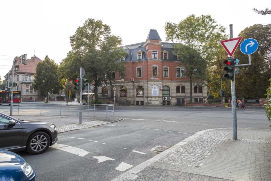 Auch diese Ampel an der Einbahnstraße am Wasaplatz steht seit Jahren nur auf
Rot.