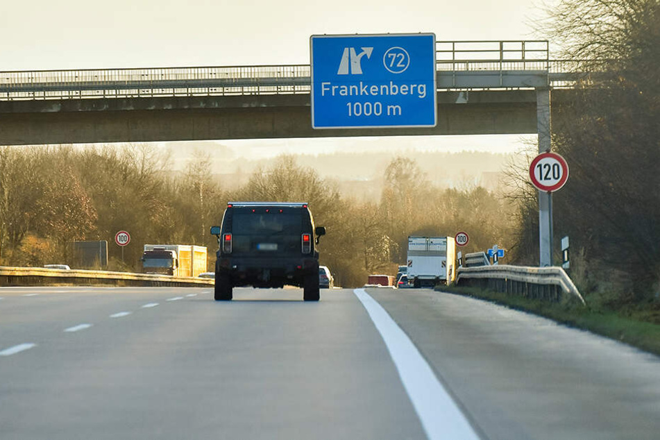 Wer in Hainichen auf- oder abfahren will, wird über Frankenberg umgeleitet.
