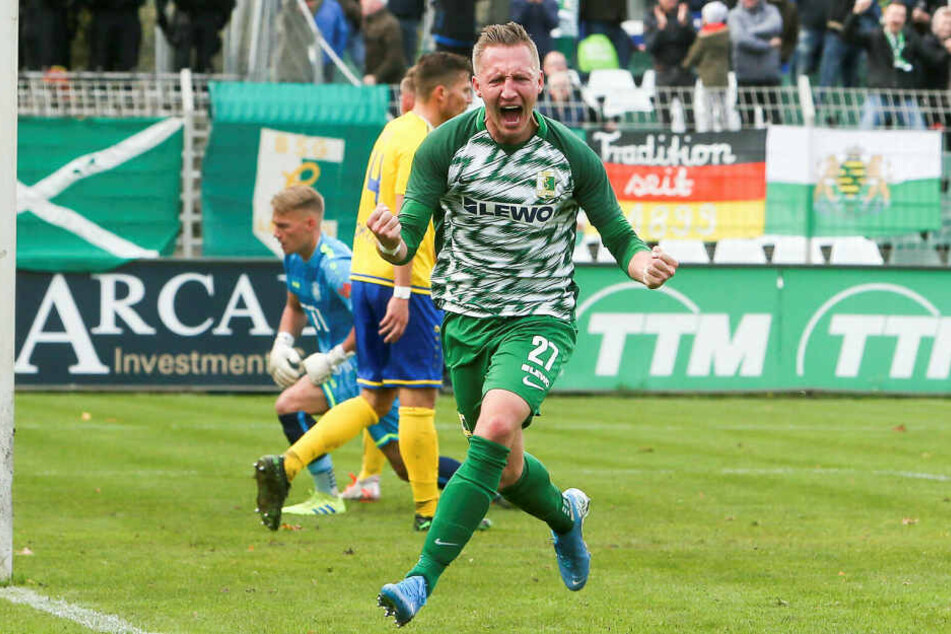 Florian Schmidt traf einer knappen halben Stunde zur verdienten Führung für Gastgeber Chemie.