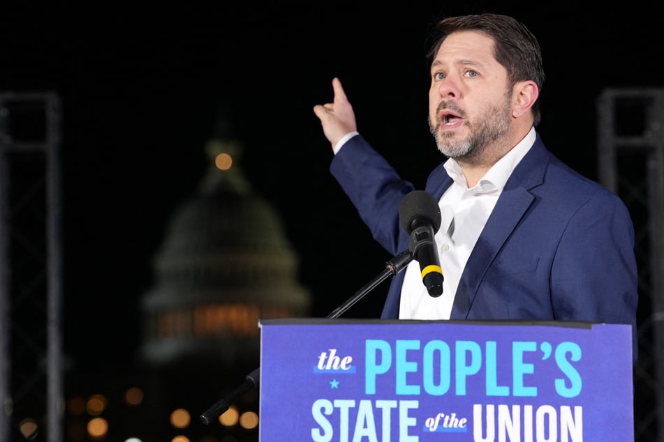 Senator Ruben Gallego was among more than two dozen Democrats who skipped the president's State of the Union address to protest his agenda.