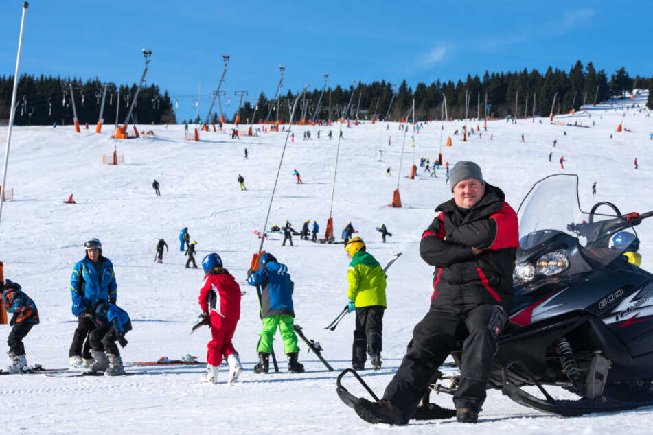 René Lötzsch hat am Fichtelberg noch einiges vor, kann aber nicht so, wie er gern möchte.