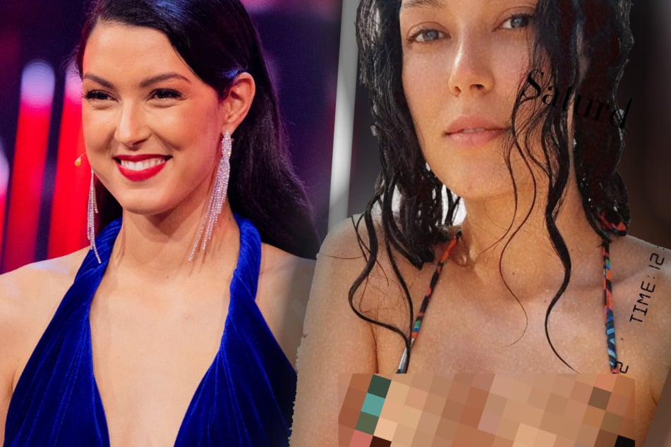 Rebecca Mir lässt im sexy Bikini tief blicken und bringt Fans zum Schwitzen