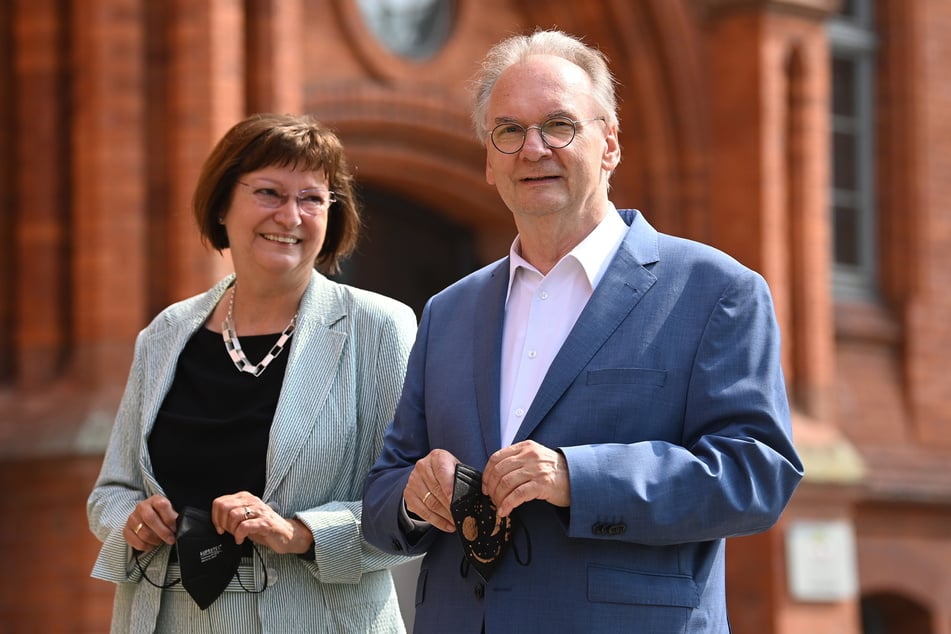 Reiner Haseloff (67, CDU) zusammen mit seiner Ehefrau Gabriele.