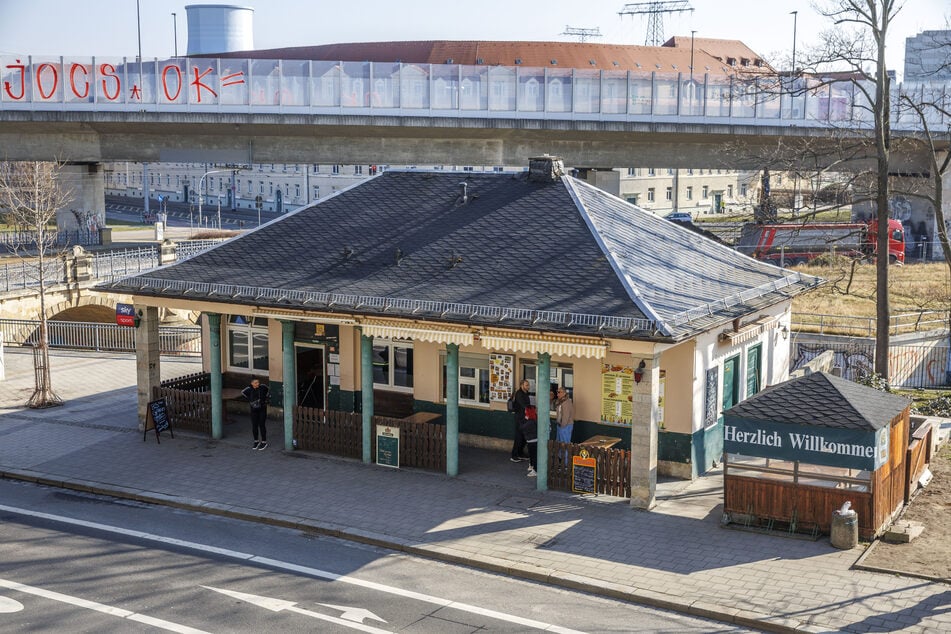 Die Huschhalle an der Weißeritz ist Kult.
