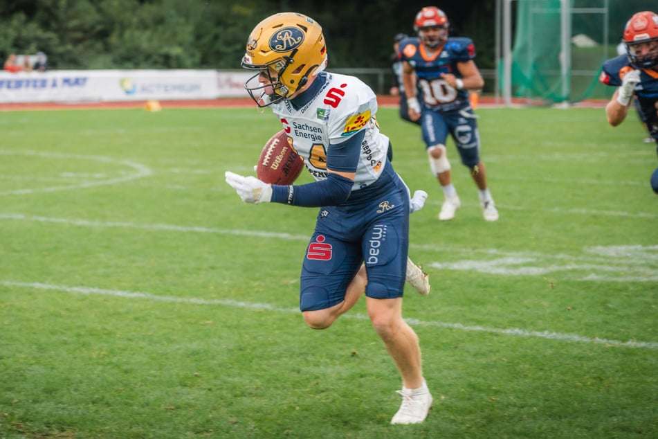 Konstantin Stricker machte Dresdens zweiten Touchdown.