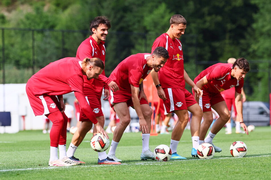 Gut gelaunt geht es für die Sachsen in den zweiten Trainingstag in Österreich.