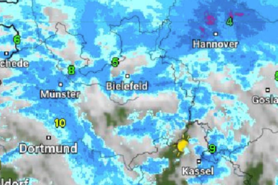 Die Temperaturen in OWL liegen um die fünf Grad.