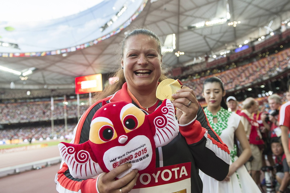 Am 23. August 2015 feierte Christine Schwanitz den größten Erfolg ihrer Karriere: WM-Gold in der chinesischen Hauptstadt Peking.