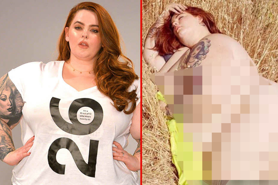 Plus-Size-Model zeigt ihren Hatern den nackten Hintern