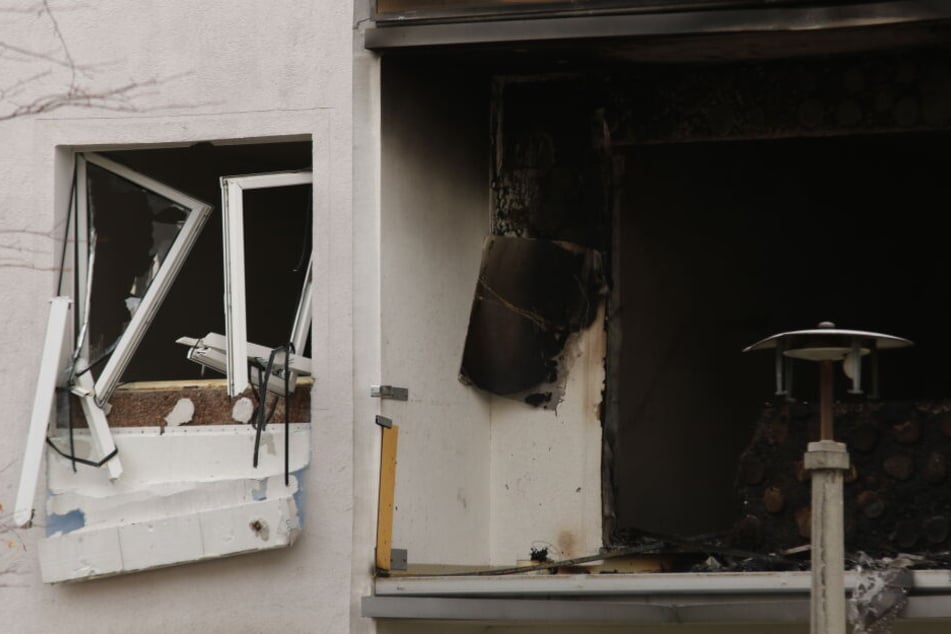In dieser möglicherweise durch Gasflaschen explodierten Wohnung starb ein 78 Jahre alter Mann.