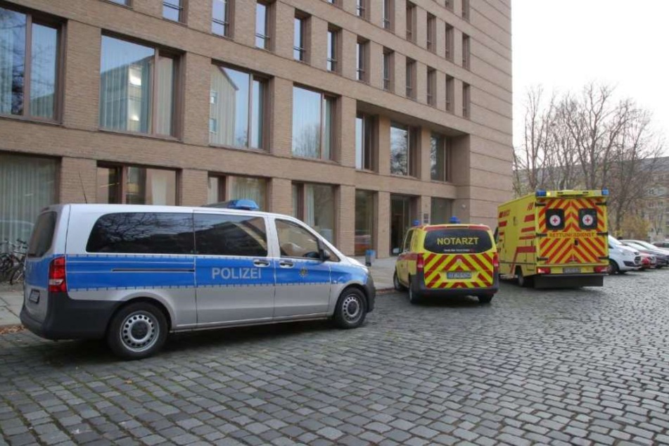 Polizei und Krankenwagen waren vor Ort.