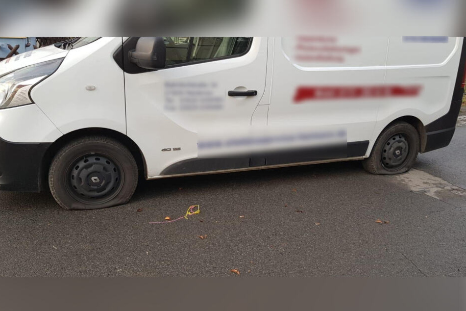Nur wenige Tage vor dem Einbruch zerstachen Vandalen dem Elektriker die Reifen.