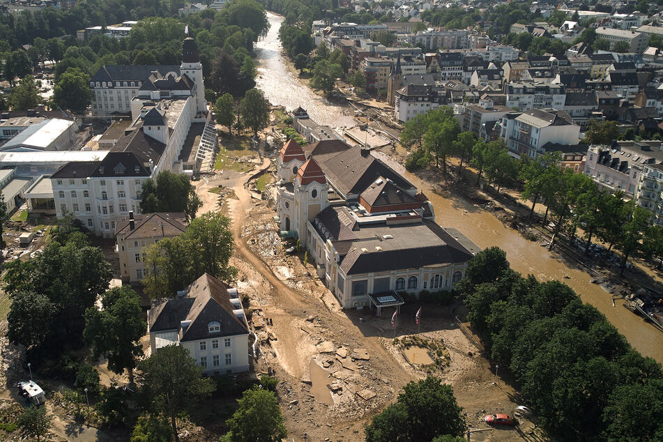 Bad Neuenahr-Ahrweiler in Rheinland-Pfalz nach den heftigen Unwettern.
