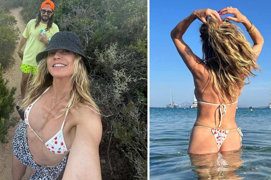 Heidi Klum (50) zeigt sich auch im Urlaub von ihren besten Seiten.