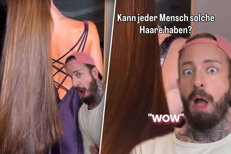 Dejan Garz (30) erklärte anhand eines Videos, wieso nicht jeder Mensch extrem lange Haare haben kann.